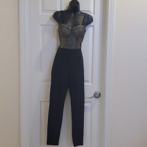 Black and Gold Jumpsuit